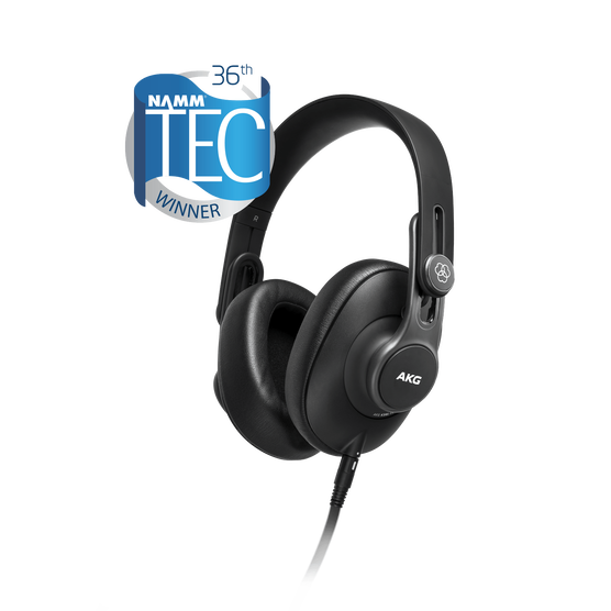 K361 - Black - Over-ear, closed-back, foldable studio headphones  - Hero
