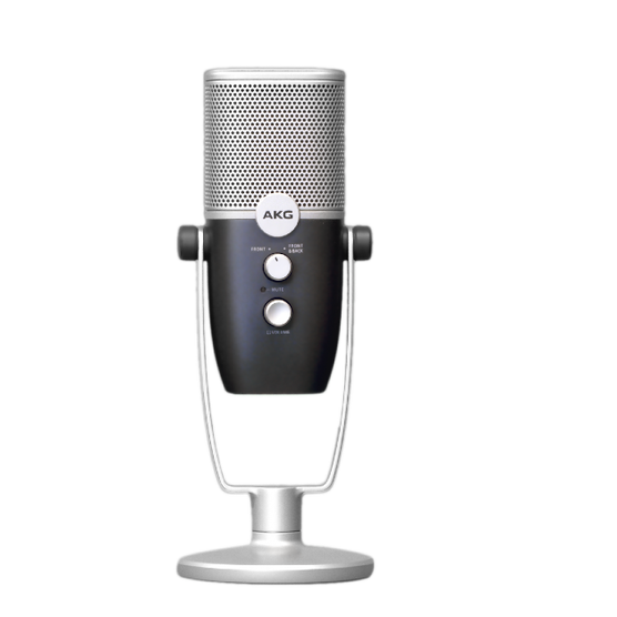 AKG Ara - Blue - Professional Two-Pattern USB Condenser Microphone - Detailshot 15
