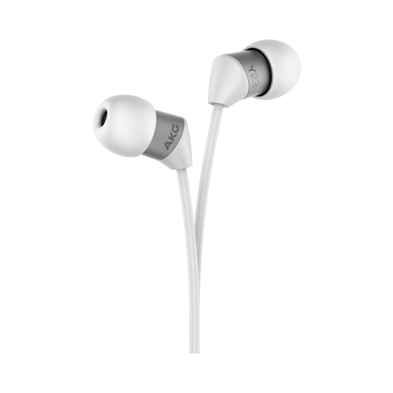 Y23U - White - The smallest in-ear headphones with universal remote and microphone - Detailshot 1
