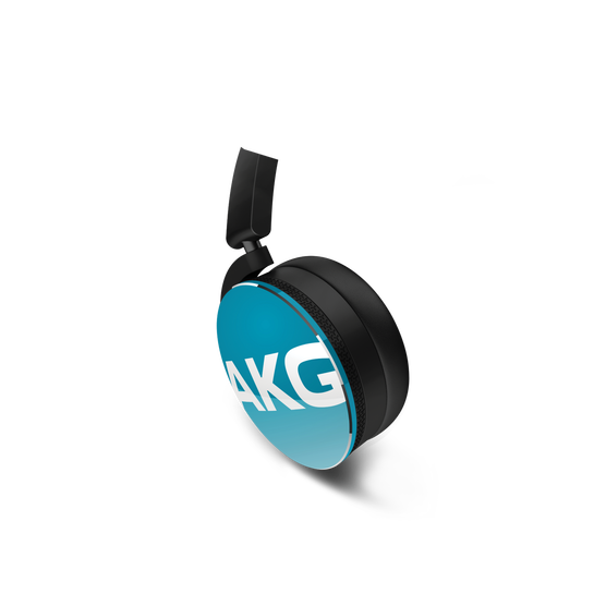 Y50 - Blue - On-ear headphones with AKG-quality sound, smart styling, snug fit and detachable cable with in-line remote/mic - Detailshot 1
